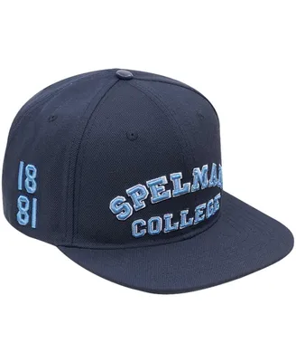 Men's Pro Standard Navy Spelman College Jaguars Evergreen Spelman Snapback Hat