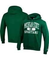 Men's Champion Green Michigan State Spartans Arch Pill Pullover Hoodie