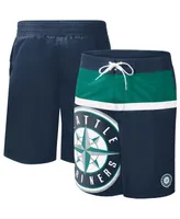 Men's G-iii Sports by Carl Banks Navy Seattle Mariners Sea Wind Swim Shorts