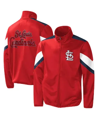Men's G-iii Sports by Carl Banks Red St. Louis Cardinals Earned Run Full-Zip Jacket