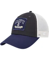 Men's Colosseum Charcoal Navy Midshipmen Objection Snapback Hat