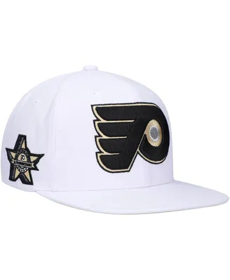 Men's Mitchell & Ness White Philadelphia Flyers Soul Snapback Hat
