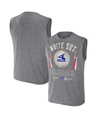 Men's Darius Rucker Collection by Fanatics Charcoal Chicago White Sox Muscle Tank Top