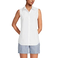 Lands' End Women's No Iron Sleeveless Shirt