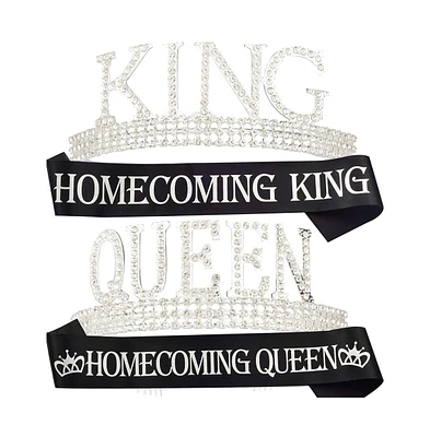 Prom Sash and Crown Set for Girls and Boys