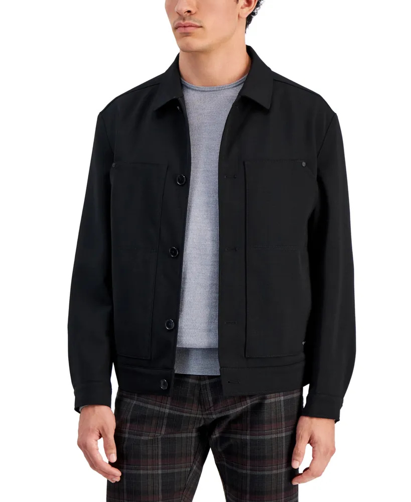 Hugo by Boss Men's Regular-Fit Black Coat