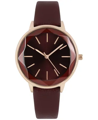 I.n.c. International Concepts Women's Brown Strap Watch 37mm, Created for Macy's