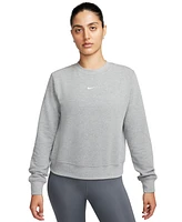 Nike Women's Dri-fit One Crewneck French Terry Sweatshirt