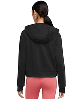 Nike Women's Dri-fit One French Terry Full-Zip Hoodie