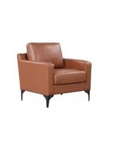 Serta 34.3" W Faux Leather Sturdy Francis Chair