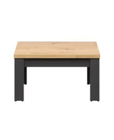 Lifestyle Solutions 15.75"H Wood Sturdy Liverpool Side Table