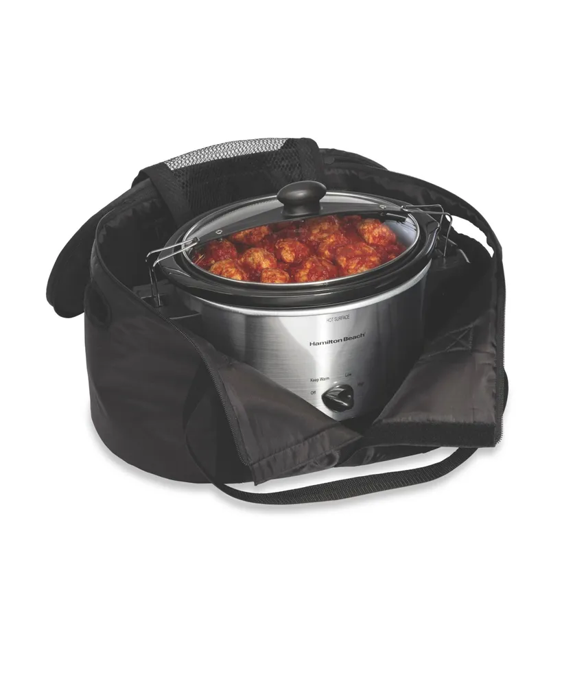 Hamilton Beach Crock Caddy Insulated Slow Cooker Bag