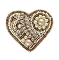 Charivna Mit Bp-185C Beadwork kit for creating brooch Set of pictures "Gingerbread"