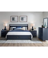 Summerland 3pc Bedroom Set (California King Panel Storage Bed, Dresser, Nightstand)