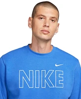 Nike Men's Sportswear Club Fleece Embroidered Logo Sweatshirt