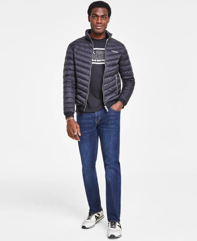 A|X Armani Exchange Men's 5 Pocket Slim-Fit Denim Jeans