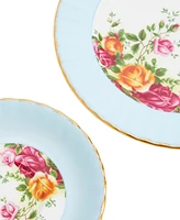 Royal Albert Old Country Roses Aqua 3 Piece Set