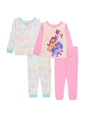 My Little Pony Toddler Girls Pajama Set, 4 Piece