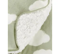 Carter's Baby Boys Clouds Plush Blanket