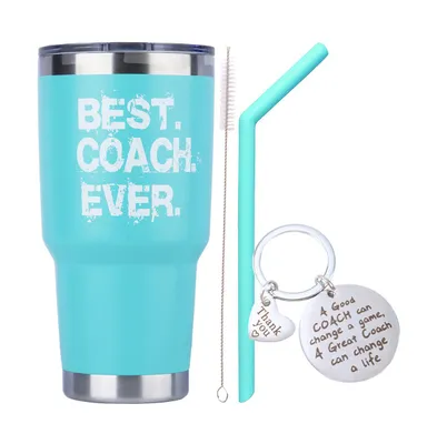 Best Coach Ever Tumbler, Mug, and Cup Set - Ideal Christmas Gifts for Men and Women Coaches