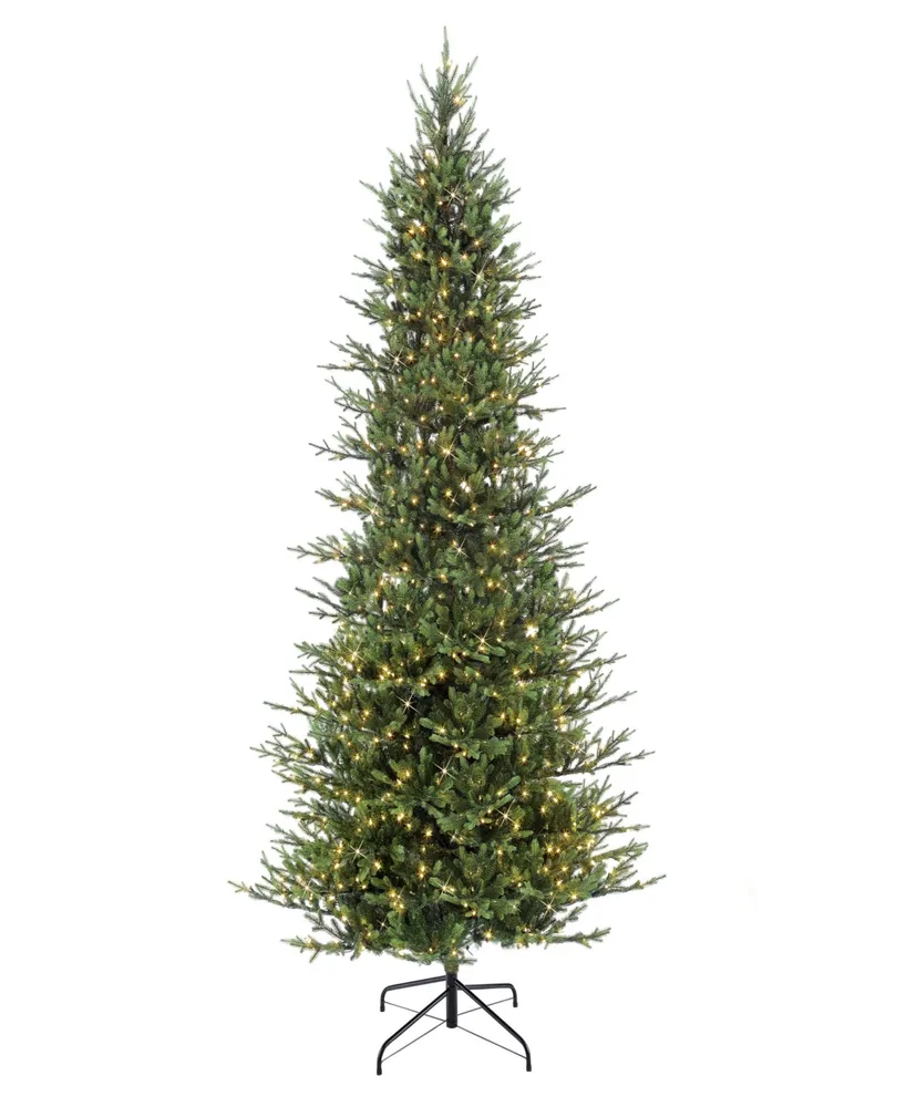 Puleo 10FT Pre-Lit Slim Bradford Artificial Fir Tree