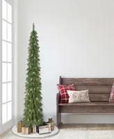 Puleo 6' Pre-Lit Alpine Artificial Pencil Tree