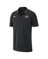 Men's Nike Black Ohio State Buckeyes 2023 Coaches Performance Polo Shirt