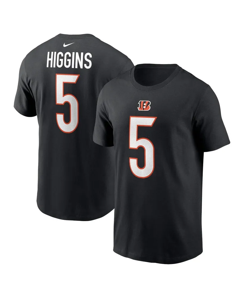 Men's Cincinnati Bengals Tee Higgins Nike Black Vapor Limited Jersey