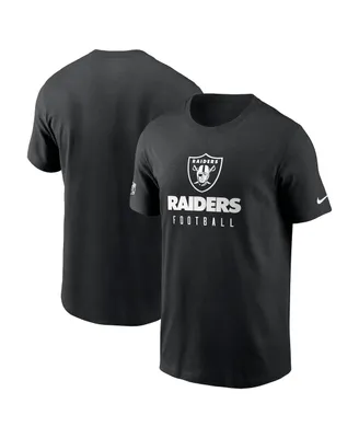 Men's Nike Black Las Vegas Raiders Sideline Performance T-shirt
