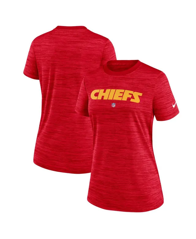 Kansas City Chiefs Nike Women's Fashion 3/4-Sleeve Raglan T-Shirt - Red