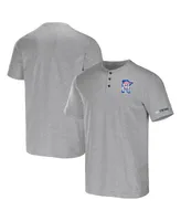 Men's Darius Rucker Collection by Fanatics Heather Gray Minnesota Twins Henley T-shirt