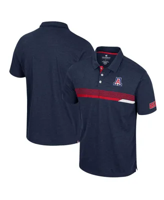 Men's Colosseum Navy Arizona Wildcats No Problemo Polo Shirt