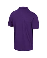 Men's Colosseum Purple Washington Huskies No Problemo Polo Shirt