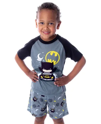 Dc Comics Toddler Boys' Batman Pajamas Night Riding Kids 2 Piece Pajama Set