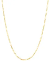 Polished 20" Figaro Chain (1.85mm) in 10K Yellow Gold