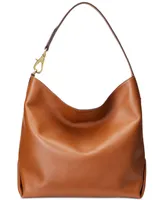 Lauren Ralph Lauren Kassie Large Leather Shoulder Bag