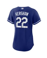 Nike Los Angeles Dodgers Women's Clayton Kershaw Official Player Replica Jersey