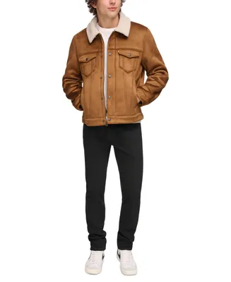 Levi's Men's Relaxed-Fit Faux-Shearling Trucker Jacket