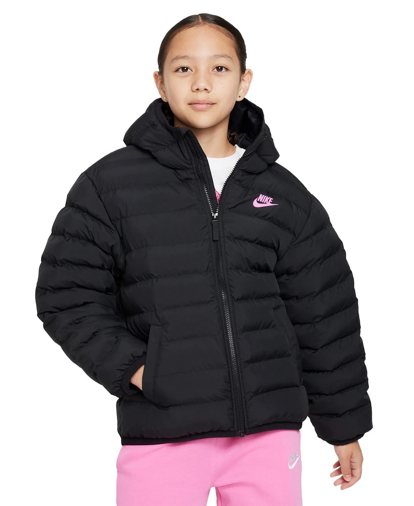 Nike Sportswear Big Kids Lightweight Synthetic Fill Hooded Coat