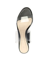 Schutz Women's Victorie Mid Block Heel Sandals