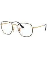 Ray-Ban Unisex Hexagonal Optics Eyeglasses, RB6448F 56