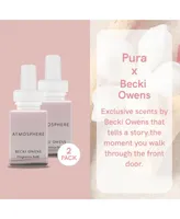 Pura Becki Owens - Atmosphere - Home Scent Refill - Smart Home Air Diffuser Fragrance - Up to 120-Hours of Premium Fragrance per Refill