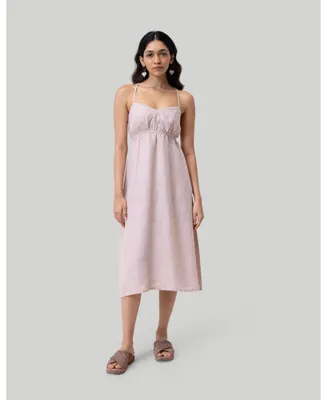 Reistor Women's Strappy Midi Camisole Dress