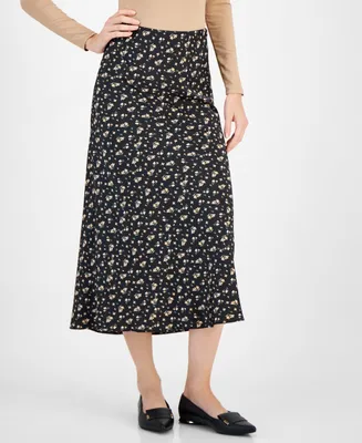 And Now This Women's Satin Midi Skirt, Created for Macy's