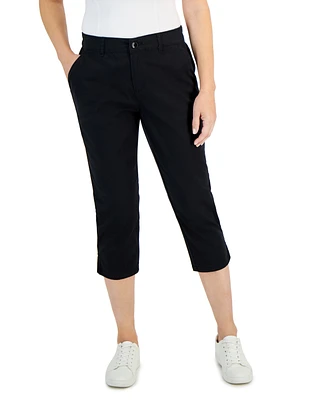 Style & Co Women's Plus Mid-Rise Comfort Waist Capri Pants