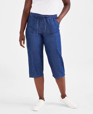 Style & Co Women's Drawstring Capri Pants, Regular Petite, Created for Macy's