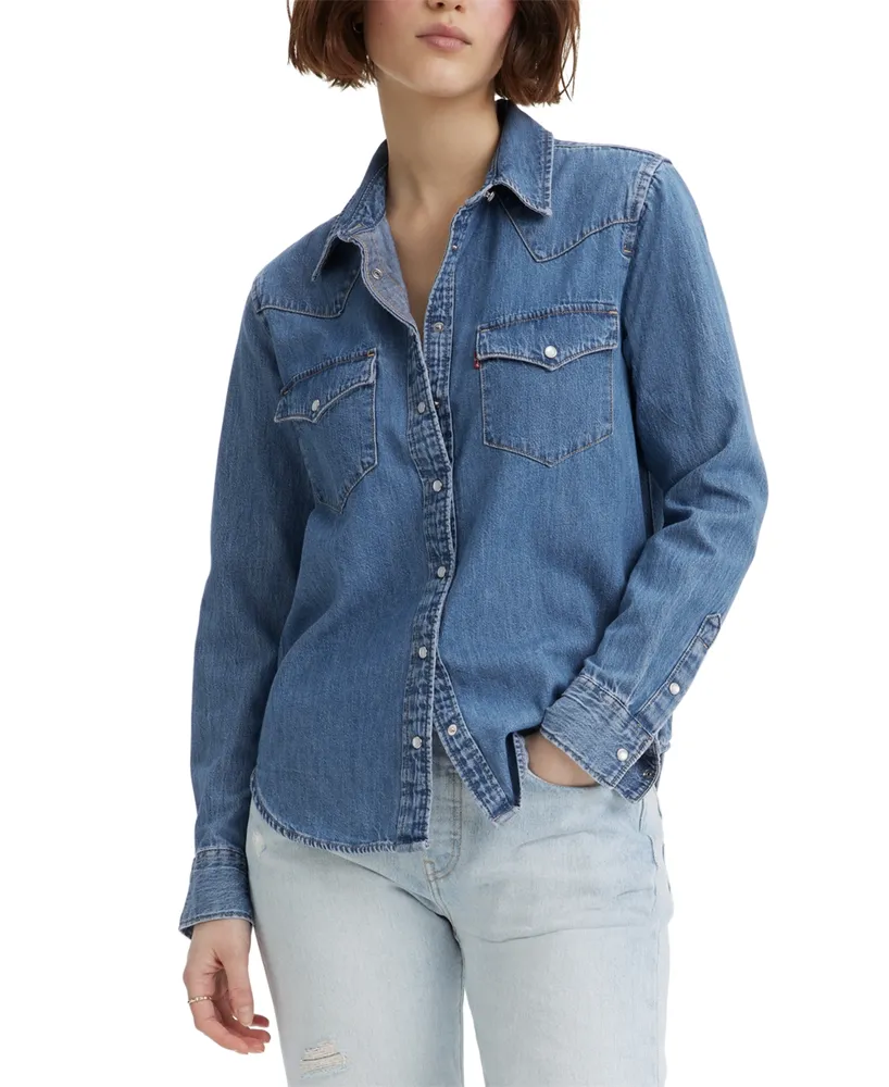 Levi's Women's The Ultimate Western Cotton Denim Shirt