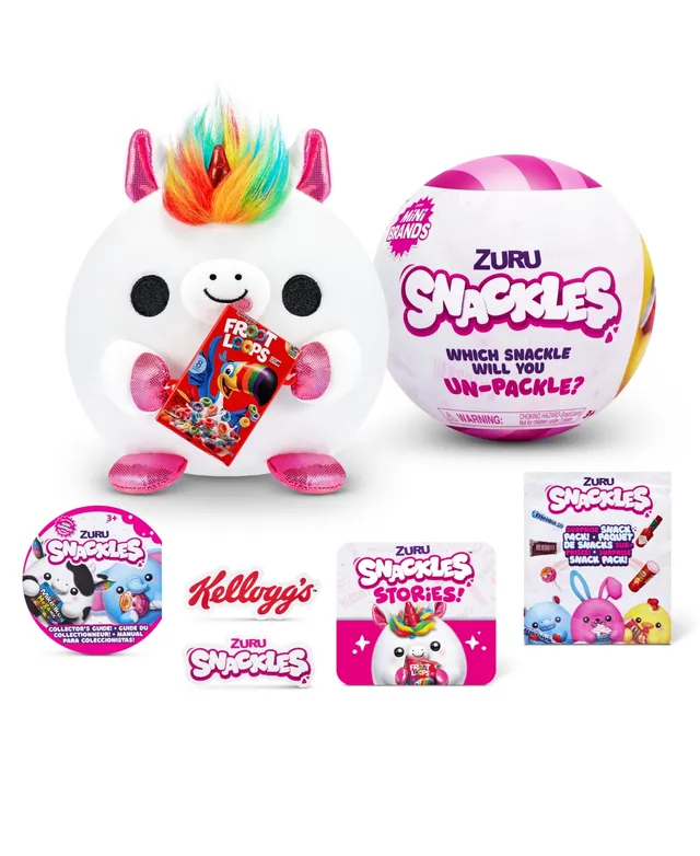  ZURU Snackles Mystery Plush 5 inch Squishy Comfort Plush with  Licensed Snack Brand Accessory and Animal by ZURU : Toys & Games