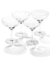 Oneida Mingle Margarita Glasses, Set of 4