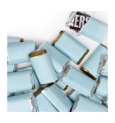 41 Pcs Light Blue Candy Party Favors Hershey's Miniatures Chocolate